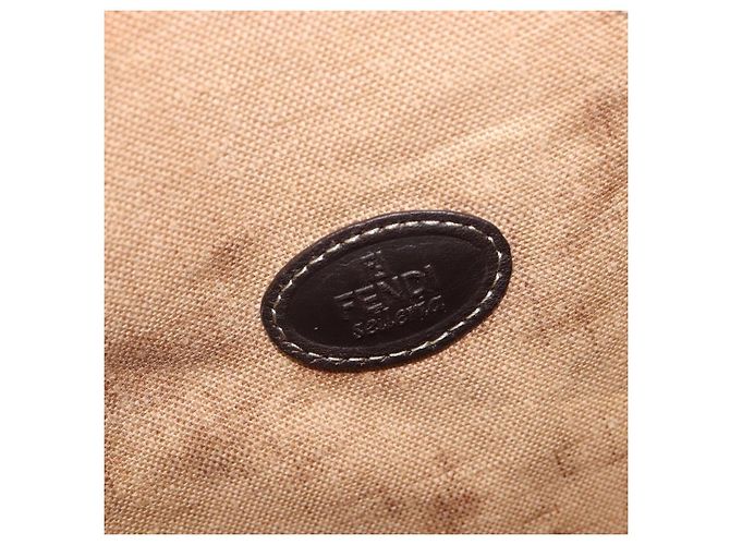 Borsa a mano FENDI Zucca Canvas Nera 8BH173 Auth gh2369 Nero - vista 15