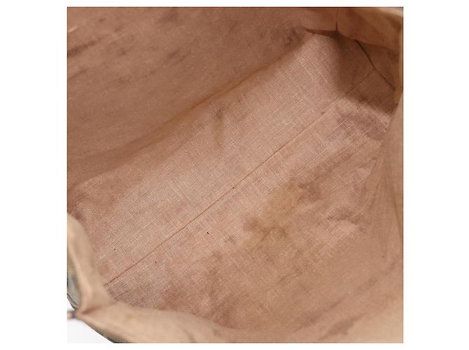 Borsa a mano FENDI Zucca Canvas Nera 8BH173 Auth gh2369 Nero - vista 16