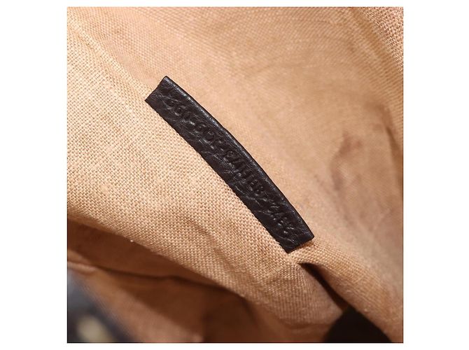 Borsa a mano FENDI Zucca Canvas Nera 8BH173 Auth gh2369 Nero - vista 20
