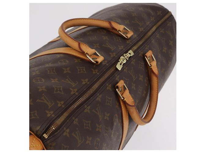 LOUIS VUITTON Monogram Keepall 60 Boston Bag M41422 LV Auth 203296A Monograma - vista 14