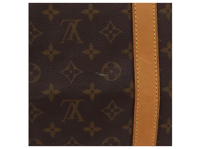 LOUIS VUITTON Monogram Keepall 60 Boston Bag M41422 LV Auth 203296A Monograma - vista 3