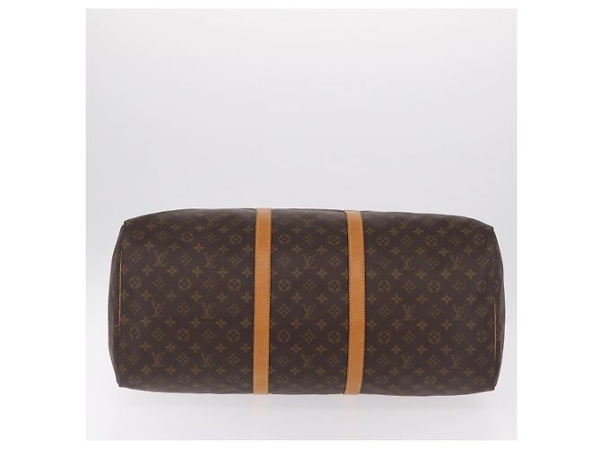 LOUIS VUITTON Monogram Keepall 60 Boston Bag M41422 LV Auth 203296A Monograma - vista 6