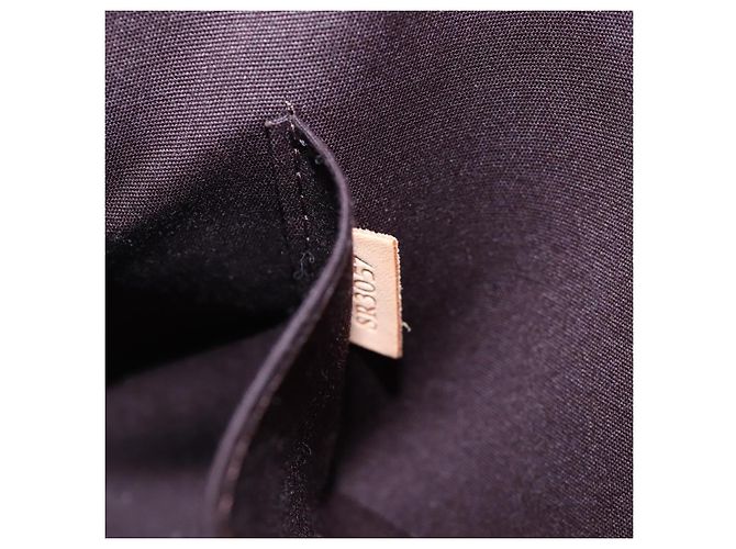 Borsa LOUIS VUITTON Monogram Vernis Roxbury Drive Amarante M91995 LV Auth 202537V Bordò - vista 11