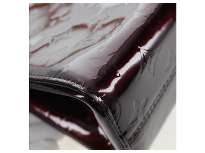 Borsa LOUIS VUITTON Monogram Vernis Roxbury Drive Amarante M91995 LV Auth 202537V Bordò - vista 18