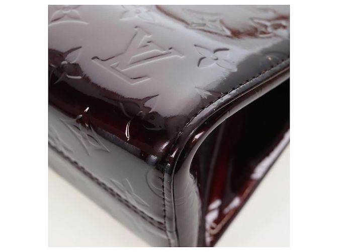 Borsa LOUIS VUITTON Monogram Vernis Roxbury Drive Amarante M91995 LV Auth 202537V Bordò - vista 19