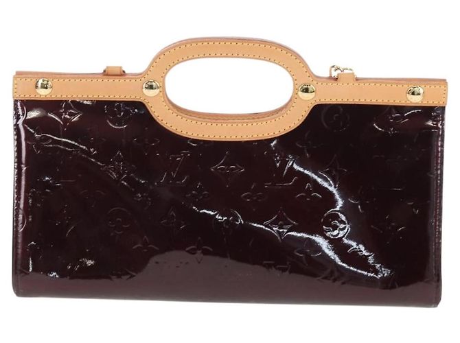 Borsa LOUIS VUITTON Monogram Vernis Roxbury Drive Amarante M91995 LV Auth 202537V Bordò - vista 2