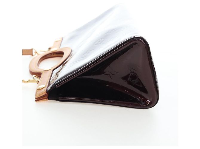 Borsa LOUIS VUITTON Monogram Vernis Roxbury Drive Amarante M91995 LV Auth 202537V Bordò - vista 3