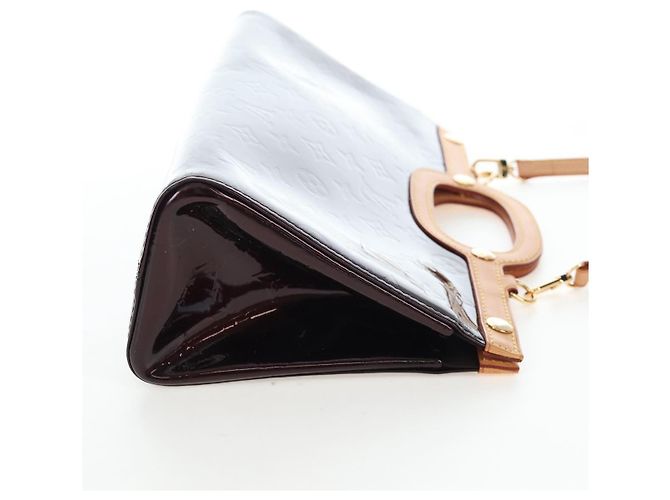 Borsa LOUIS VUITTON Monogram Vernis Roxbury Drive Amarante M91995 LV Auth 202537V Bordò - vista 4