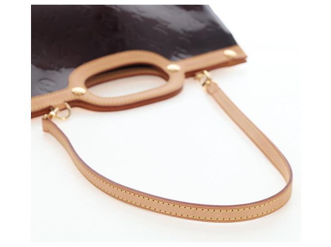 Borsa LOUIS VUITTON Monogram Vernis Roxbury Drive Amarante M91995 LV Auth 202537V Bordò - vista 8