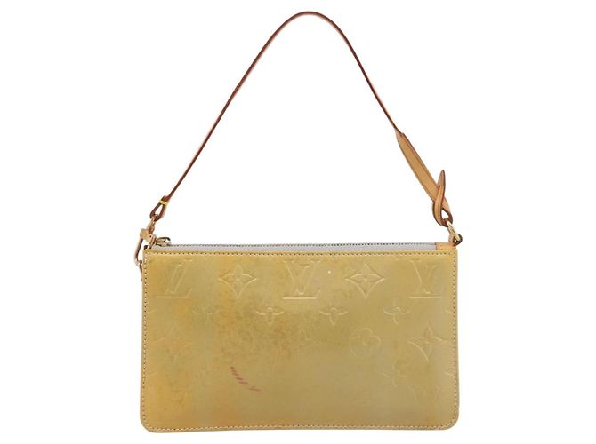LOUIS VUITTON Monogram Vernis Lexington Accessory Pouch Gris M91056 Auth bs37380 Grigio - vista 13