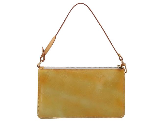 LOUIS VUITTON Monogram Vernis Lexington Accessory Pouch Gris M91056 Auth bs37380 Grigio - vista 2