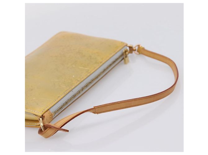 LOUIS VUITTON Monogram Vernis Lexington Accessory Pouch Gris M91056 Auth bs37380 Grigio - vista 6