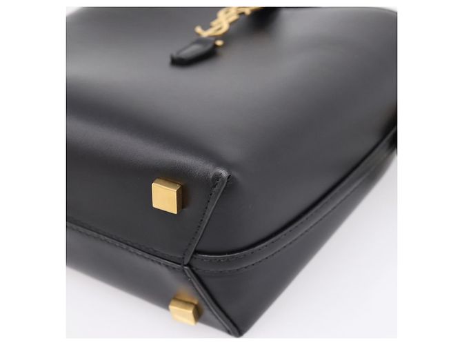 Autre Marque Borsa a mano SAINT LAURENT in pelle 2way Nero Oro Auth ka6358M D'oro - vista 12