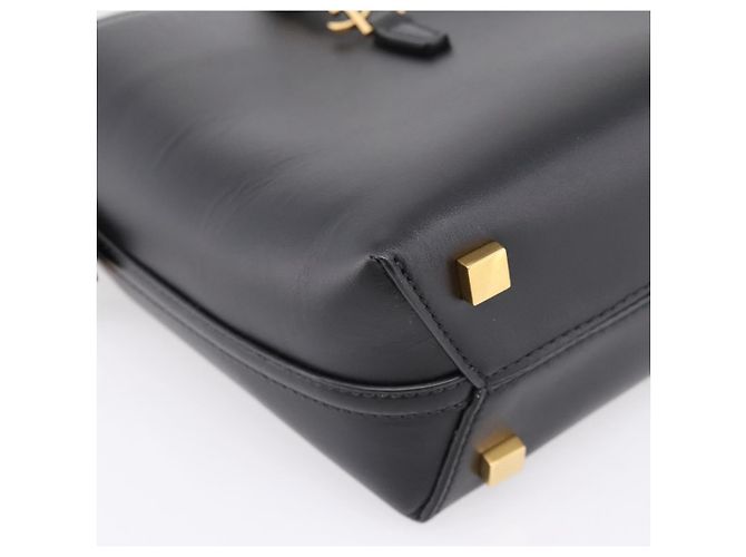 Autre Marque Borsa a mano SAINT LAURENT in pelle 2way Nero Oro Auth ka6358M D'oro - vista 13