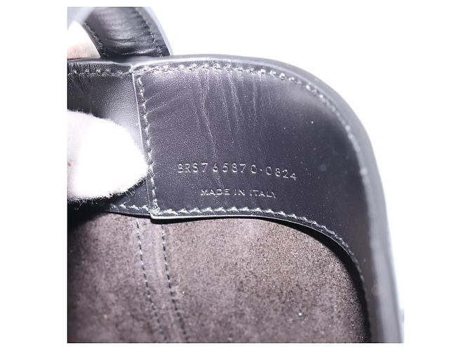 Autre Marque Borsa a mano SAINT LAURENT in pelle 2way Nero Oro Auth ka6358M D'oro - vista 21