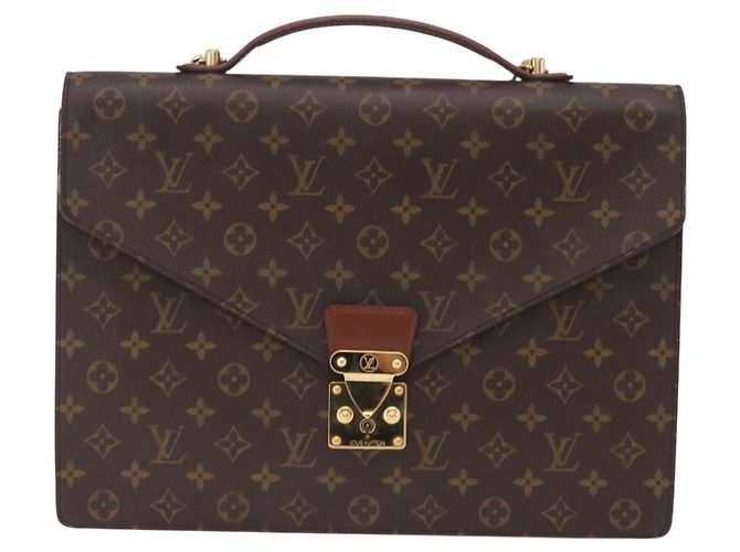 LOUIS VUITTON Monogram Porte Documents Bandouliere Bag M53338 LV Auth ep16259A Monogramm - Ansicht 13