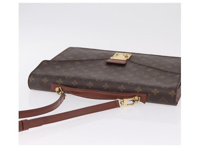 LOUIS VUITTON Monogram Porte Documents Bandouliere Bag M53338 LV Auth ep16259A Monogramm - Ansicht 14