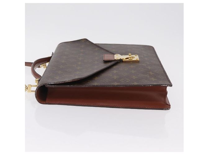 LOUIS VUITTON Monogram Porte Documents Bandouliere Bag M53338 LV Auth ep16259A Monogramm - Ansicht 4
