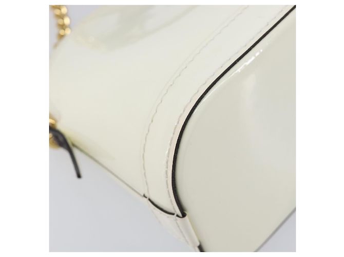 LOUIS VUITTON Monogram Vernis Miroir Alma Mini Bag Snow M52749 LV Auth LN166V - vista 18