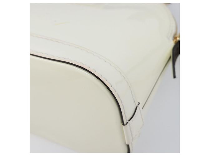 LOUIS VUITTON Monogram Vernis Miroir Alma Mini Bag Snow M52749 LV Auth LN166V - vista 19