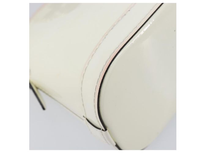 LOUIS VUITTON Monogram Vernis Miroir Alma Mini Bag Snow M52749 LV Auth LN166V - vista 20