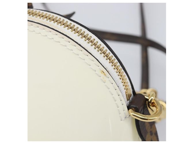 LOUIS VUITTON Monogram Vernis Miroir Alma Mini Bag Snow M52749 LV Auth LN166V - vista 21