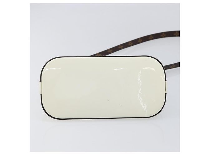 LOUIS VUITTON Monogram Vernis Miroir Alma Mini Bag Snow M52749 LV Auth LN166V - vista 5