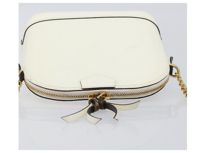 LOUIS VUITTON Monogram Vernis Miroir Alma Mini Bag Snow M52749 LV Auth LN166V - vista 6