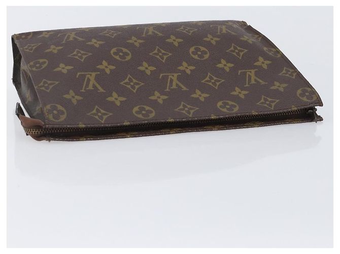 LOUIS VUITTON Monogram Poche Toilette 26 Pouch M47542 LV Auth ep16257 Monogramma - vista 5