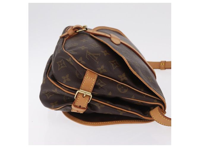 LOUIS VUITTON Monogram Saumur 30 Shoulder Bag M42256 LV Auth 204593A Monogramma - vista 3