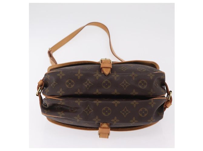 LOUIS VUITTON Monogram Saumur 30 Shoulder Bag M42256 LV Auth 204593A Monogramma - vista 5