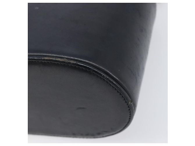 Borsa a mano con catena Christian Dior in pelle nera e oro Auth bs37240 Nero - vista 11