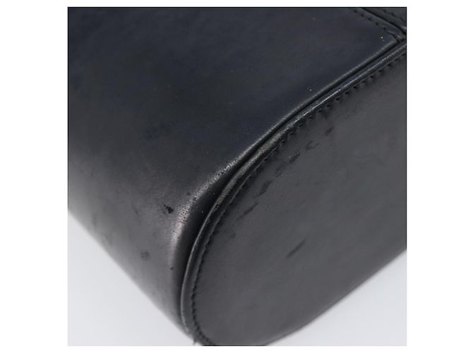 Borsa a mano con catena Christian Dior in pelle nera e oro Auth bs37240 Nero - vista 14