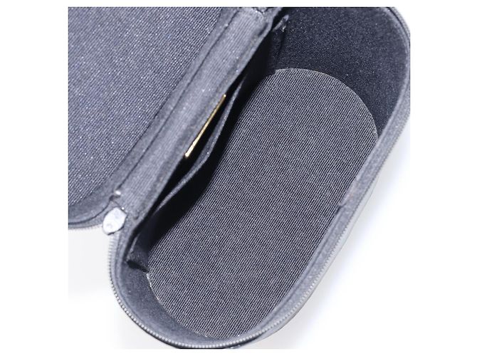 Borsa a mano con catena Christian Dior in pelle nera e oro Auth bs37240 Nero - vista 18