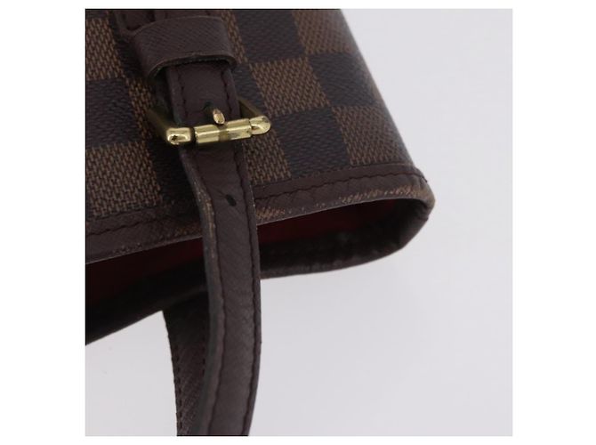 LOUIS VUITTON Damier Ebene Marais Schultertasche N42240 LV Auth ka6310 - Ansicht 16