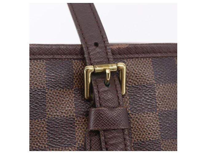 LOUIS VUITTON Damier Ebene Marais Schultertasche N42240 LV Auth ka6310 - Ansicht 18