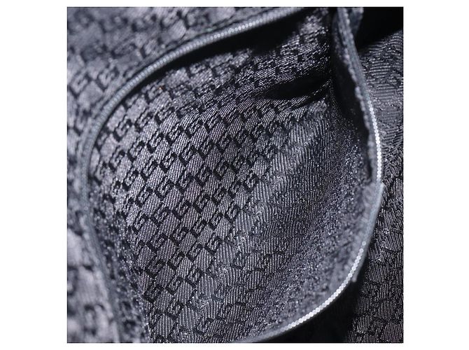 Borsa a mano GUCCI Bamboo Pelle Nero Argento 001 4095 Auth ep15912 - vista 21