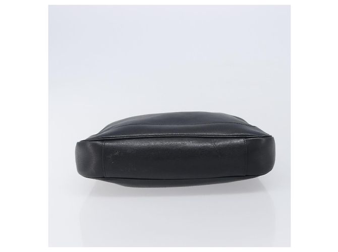 Borsa a mano GUCCI Bamboo Pelle Nero Argento 001 4095 Auth ep15912 - vista 9