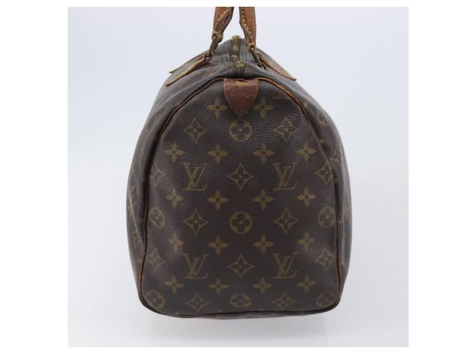 LOUIS VUITTON Monogram Speedy 35 Hand Bag M41524 LV Auth 200670 Monograma - vista 4
