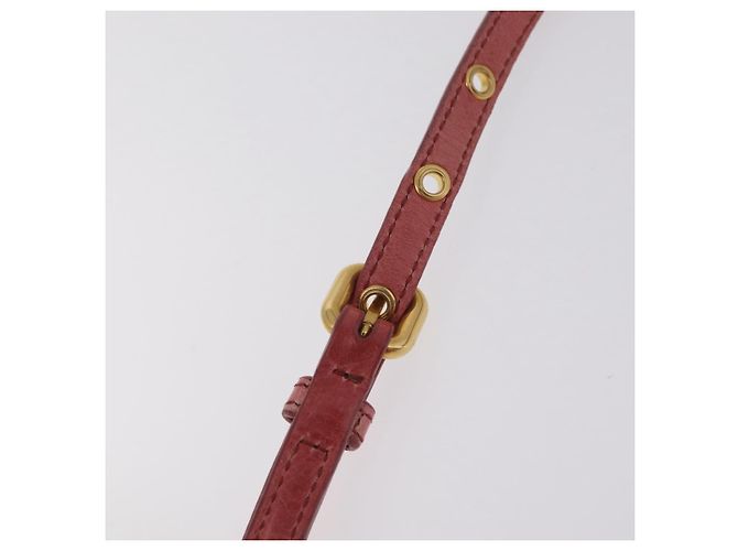 Borsa a tracolla Miu Miu Matelassé in pelle rosa oro autentica 206317M D'oro - vista 11