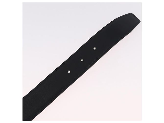 Hermès Cinturón HERMES Cuero Negro Marrón Auth mr2956V Castaño - vista 7