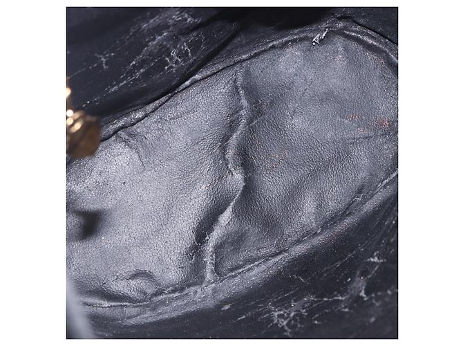 Borsa GUCCI Micro GG Supreme Web Sherry Line PVC Nero 001 116 0933 Auth 203142 D'oro - vista 21