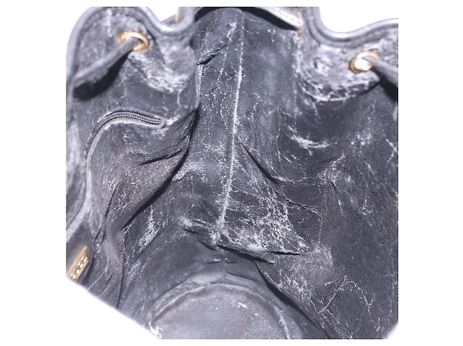 Borsa GUCCI Micro GG Supreme Web Sherry Line PVC Nero 001 116 0933 Auth 203142 D'oro - vista 22