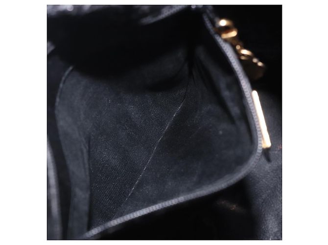 Borsa GUCCI Micro GG Supreme Web Sherry Line PVC Nero 001 116 0933 Auth 203142 D'oro - vista 25