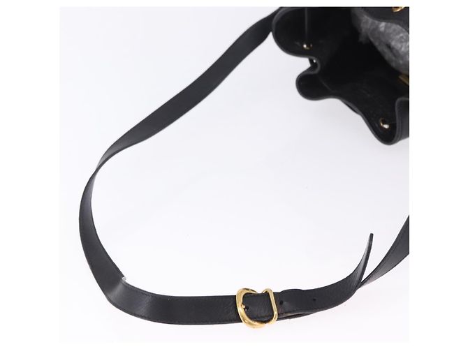 Borsa GUCCI Micro GG Supreme Web Sherry Line PVC Nero 001 116 0933 Auth 203142 D'oro - vista 7