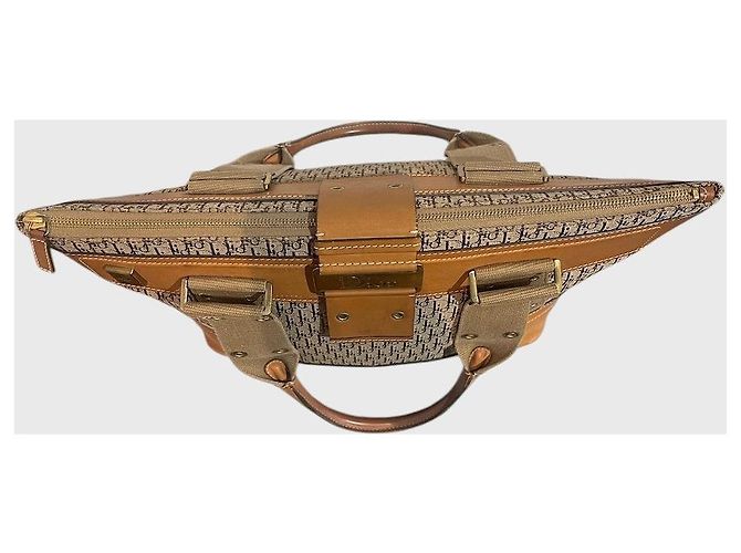 Autre Marque Borsa Dior Street Chic Trotteur Tote Beige - vista 10