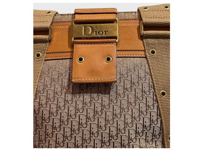 Autre Marque Borsa Dior Street Chic Trotteur Tote Beige - vista 2