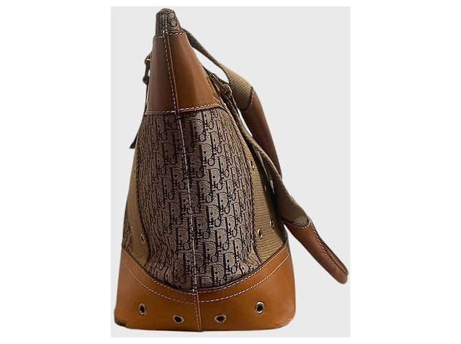 Autre Marque Borsa Dior Street Chic Trotteur Tote Beige - vista 4