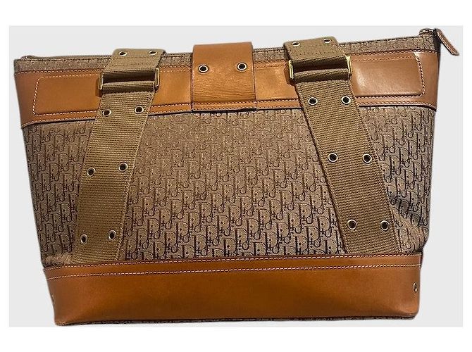 Autre Marque Borsa Dior Street Chic Trotteur Tote Beige - vista 5