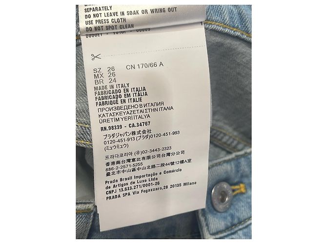 Jeans Miu Miu azul T.26 - vista 8